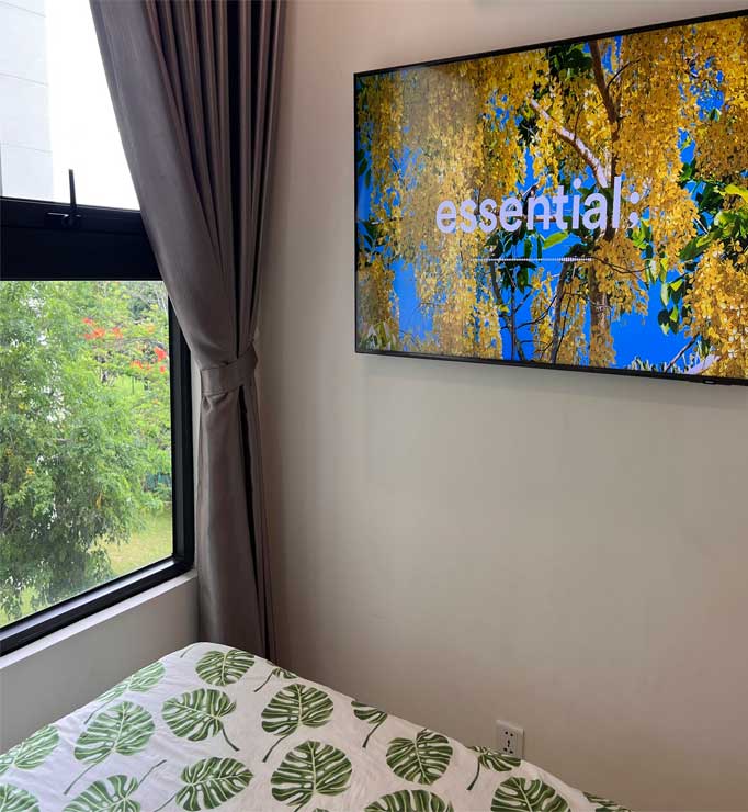 flat-screen-smart-tv-netflix-youtube-homestay